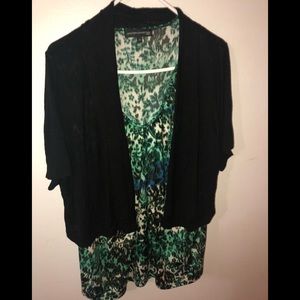 Black lightweight coverlet Lane Bryant size 18/20